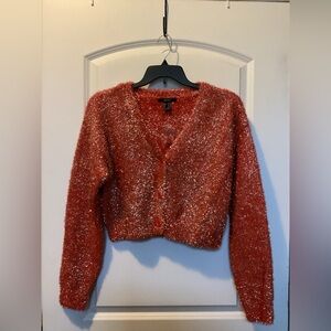 Sparkly Red Cardigan